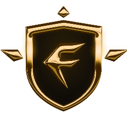 Gold rank badge
